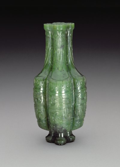 Vase (Jade) von Chinese School